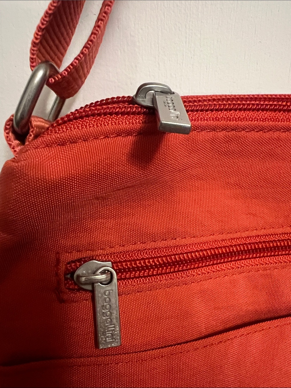 Baggallini Red-Orange Crossbody Bag - Picture 3 of 12